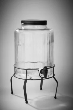 Kökstillbehör|Glas|Jotex MAXIM Behållare Med Tappkran Och Ställning Transparent