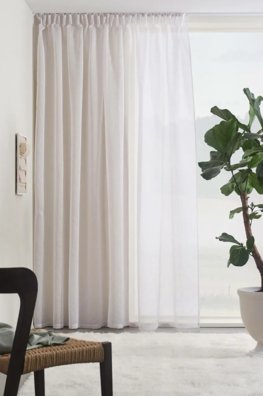 Multifunktionsgardiner|Jotex MAYA Multifunktionsgardin 1 Längd - Extra Bred Greige