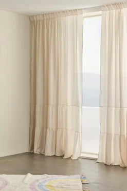 Barngardiner|Jotex MEAUX Multifunktionsgardin 2-pack Beige