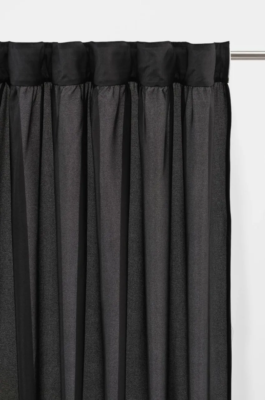 Barngardiner|Jotex MEAUX Multifunktionsgardin 2-pack Svart