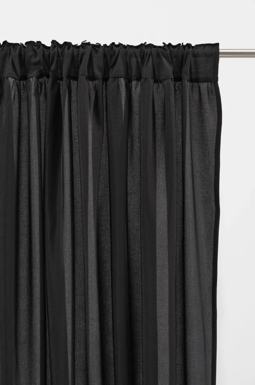 Barngardiner|Jotex MEAUX Multifunktionsgardin 2-pack Svart