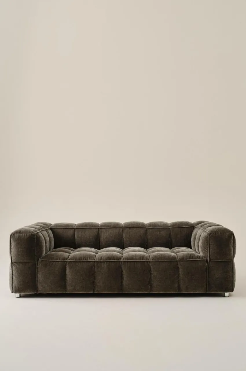 Soffor|Jotex MEDFORD Soffa 3-sits Varm gråbrun