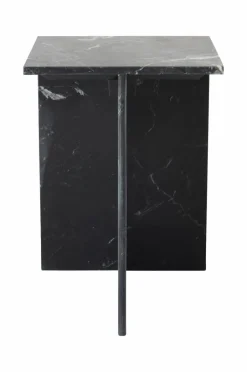 Bord|Jotex MELETO Sidobord Marmor 35x35 Cm Svart marmor