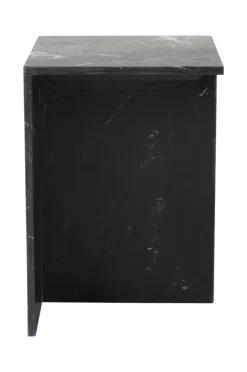 Bord|Jotex MELETO Sidobord Marmor 35x35 Cm Svart marmor
