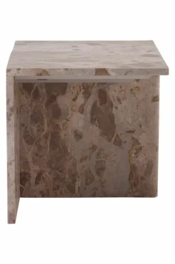 Bord|Jotex MELETO Sidobord 40x45 Cm Beige marmor