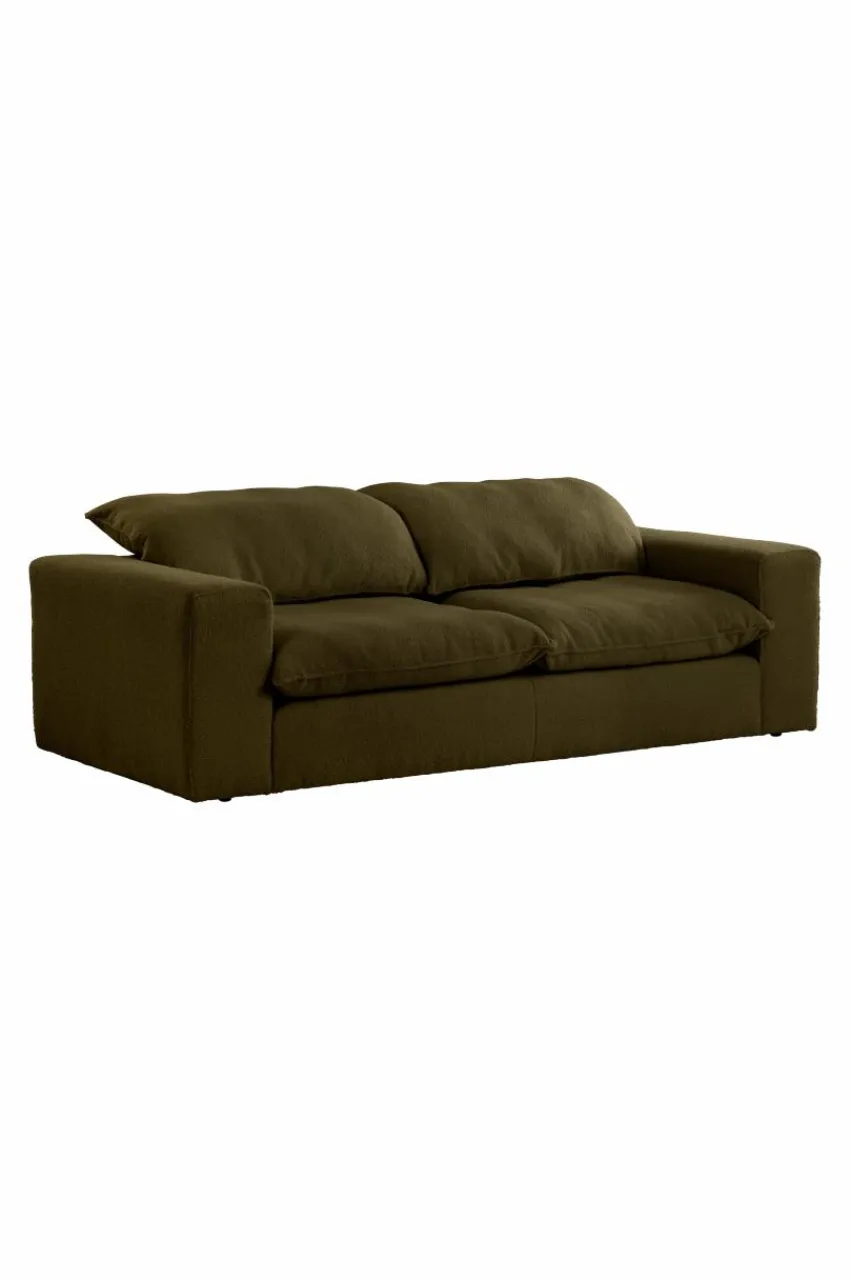 Soffor|Jotex MELIDES Soffa 3-sits Mossgrön