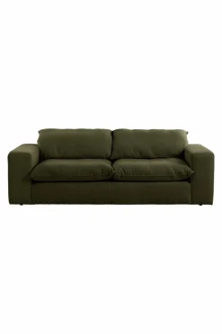 Soffor|Jotex MELIDES Soffa 3-sits Mossgrön
