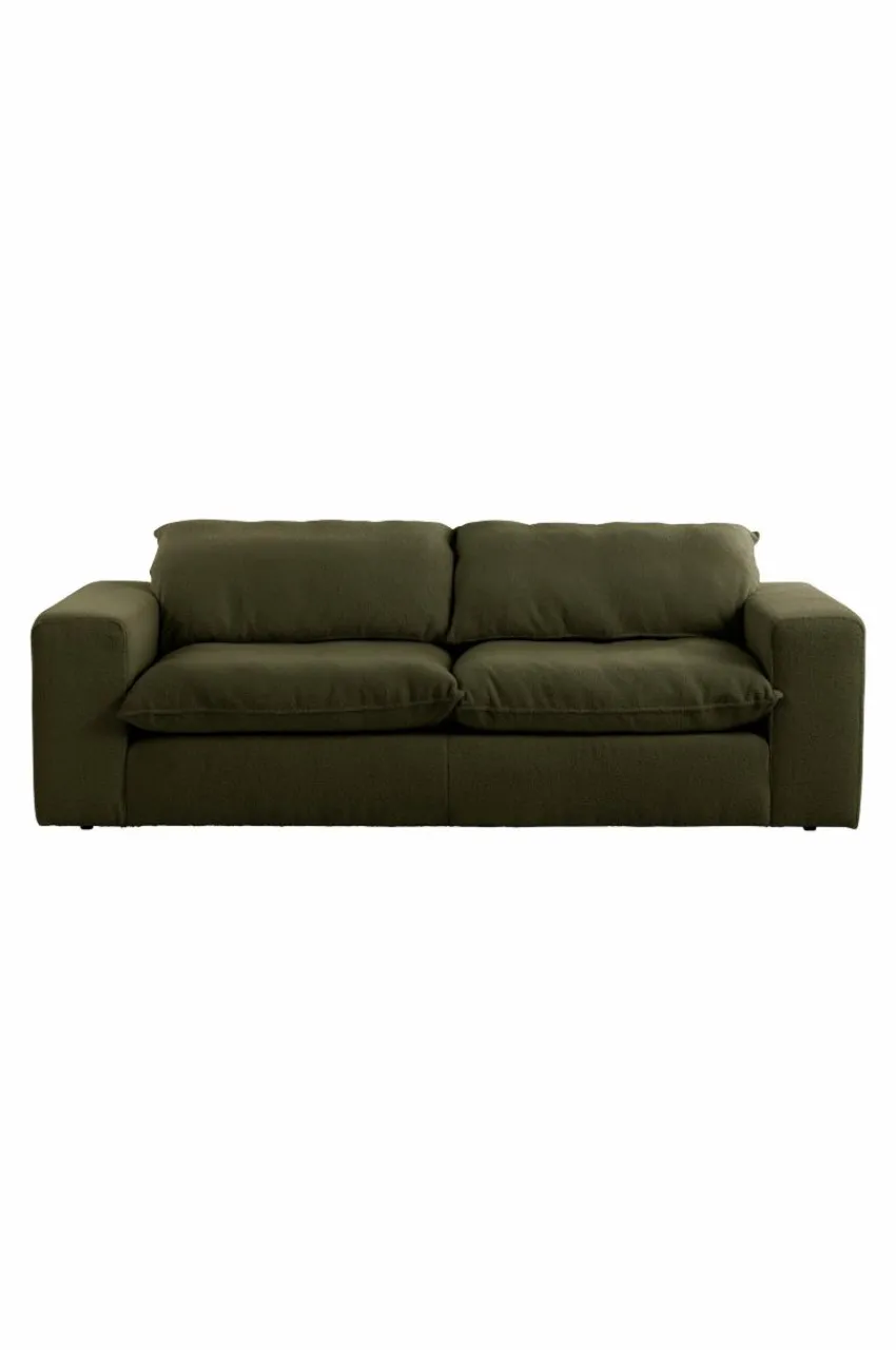 Soffor|Jotex MELIDES Soffa 3-sits Mossgrön