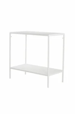 Utebord|Utemöbler|Jotex MENTON Avlastningsbord 50x100 Cm Vit