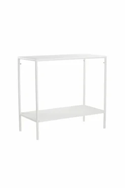 Utebord|Utemöbler|Jotex MENTON Avlastningsbord 50x100 Cm Vit