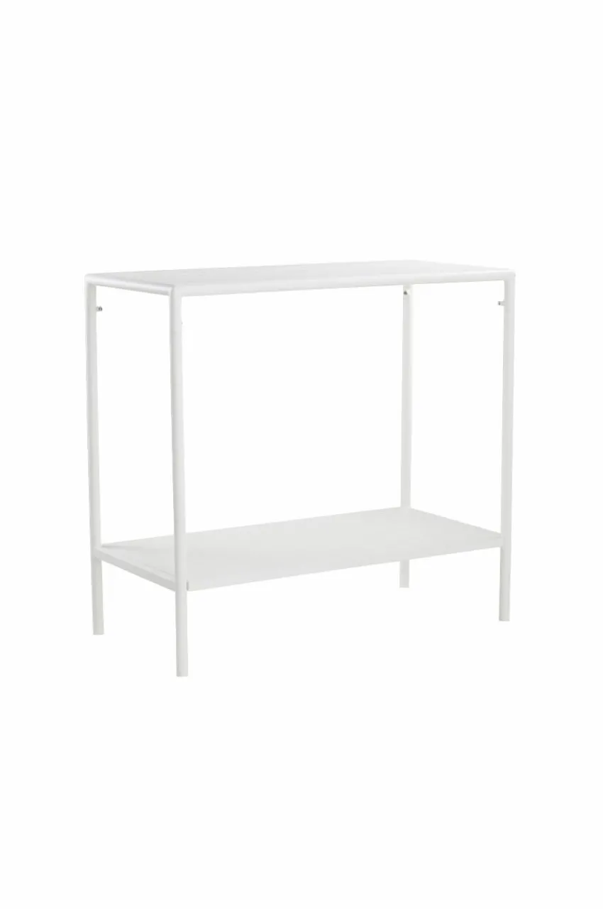 Utebord|Utemöbler|Jotex MENTON Avlastningsbord 50x100 Cm Vit