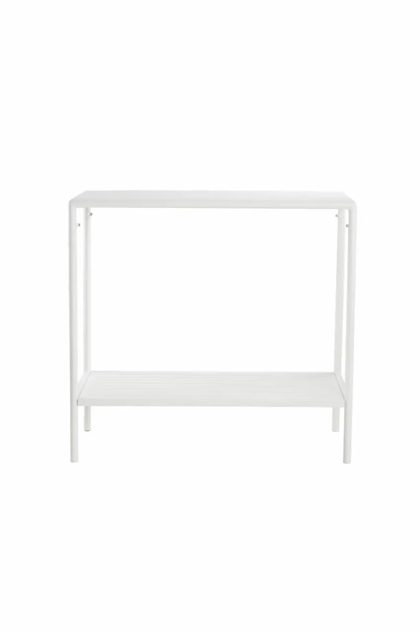 Utebord|Utemöbler|Jotex MENTON Avlastningsbord 50x100 Cm Vit