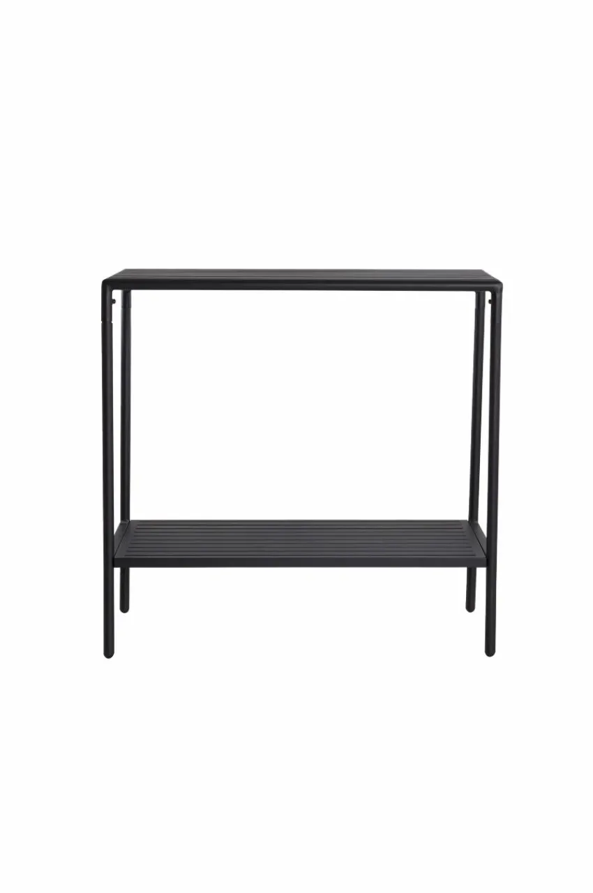 Utebord|Utemöbler|Jotex MENTON Avlastningsbord 50x100 Cm Svart