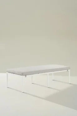 Utesoffor & Utebänkar|Utemöbler|Jotex MENTON Dagbädd Vit/ljusgrå dyna