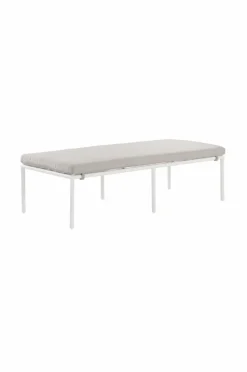 Utesoffor & Utebänkar|Utemöbler|Jotex MENTON Dagbädd Vit/ljusgrå dyna