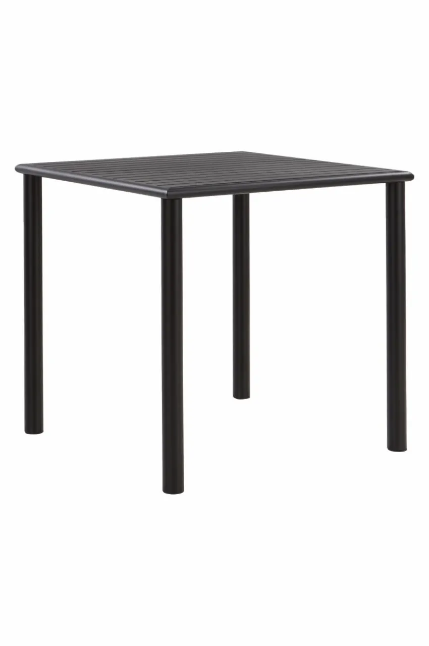 Utebord|Utemöbler|Jotex MENTON Matbord 75x75 Cm Svart