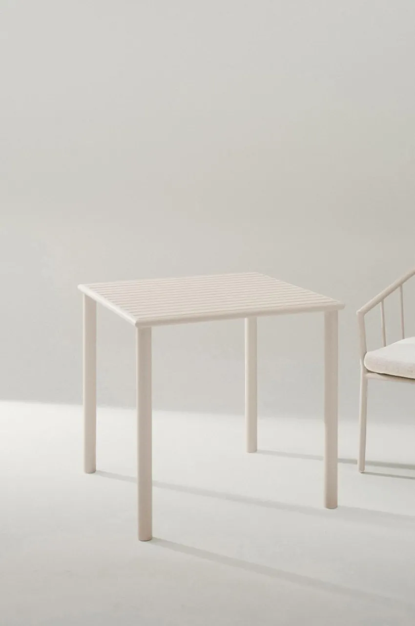 Utebord|Utemöbler|Jotex MENTON Matbord 75x75 Cm Beige