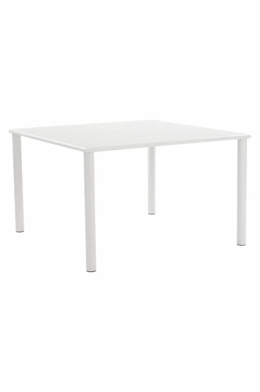 Utebord|Utemöbler|Jotex MENTON Matbord 120x120 Cm Vit