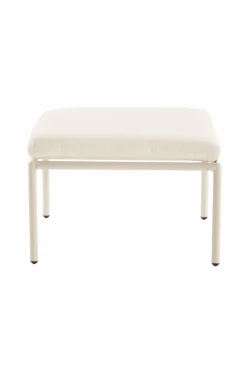 Utestolar & Utepallar|Utemöbler|Jotex MENTON Pall/bord Beige/vit dyna