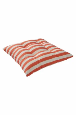 Stolsdynor & Sittkuddar|Utemöbler|Jotex MENTON Sittdyna Stol Orange/vit randig