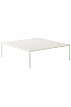 Utebord|Utemöbler|Jotex MENTON Soffbord 110x110 Cm Vit