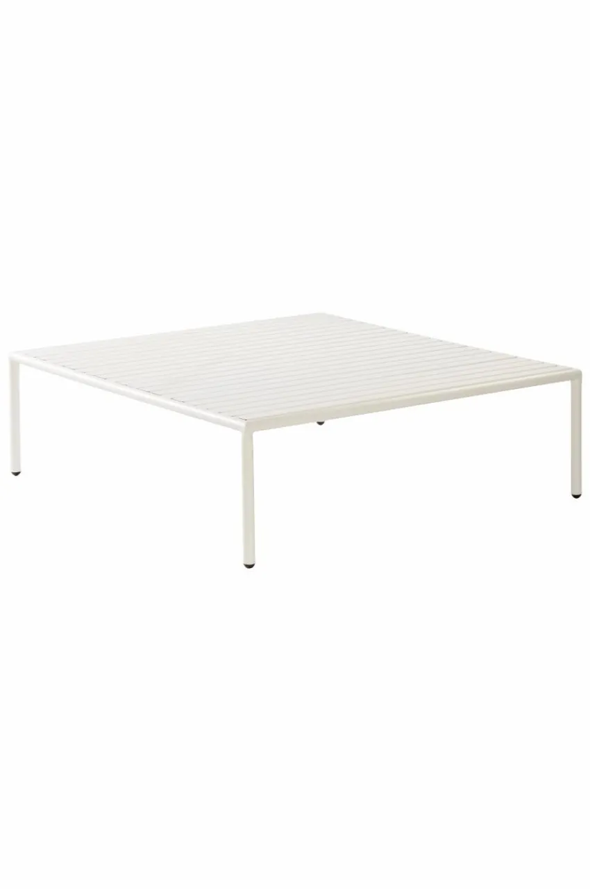 Utebord|Utemöbler|Jotex MENTON Soffbord 110x110 Cm Vit