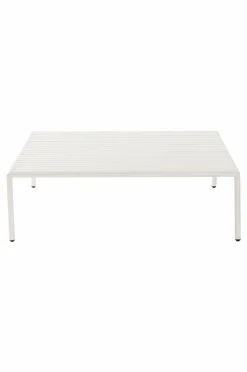 Utebord|Utemöbler|Jotex MENTON Soffbord 110x110 Cm Vit