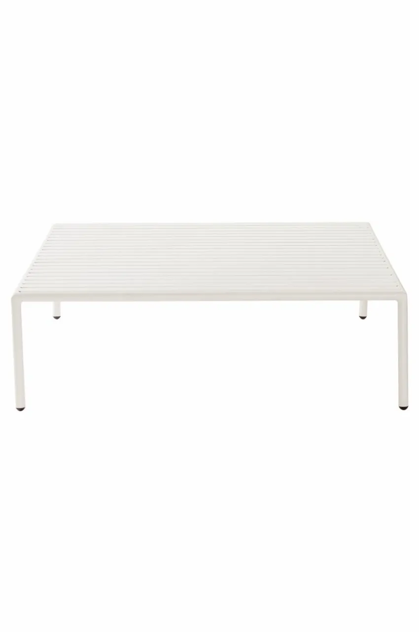 Utebord|Utemöbler|Jotex MENTON Soffbord 110x110 Cm Vit