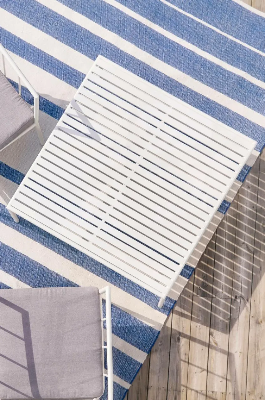 Utebord|Utemöbler|Jotex MENTON Soffbord 110x110 Cm Vit