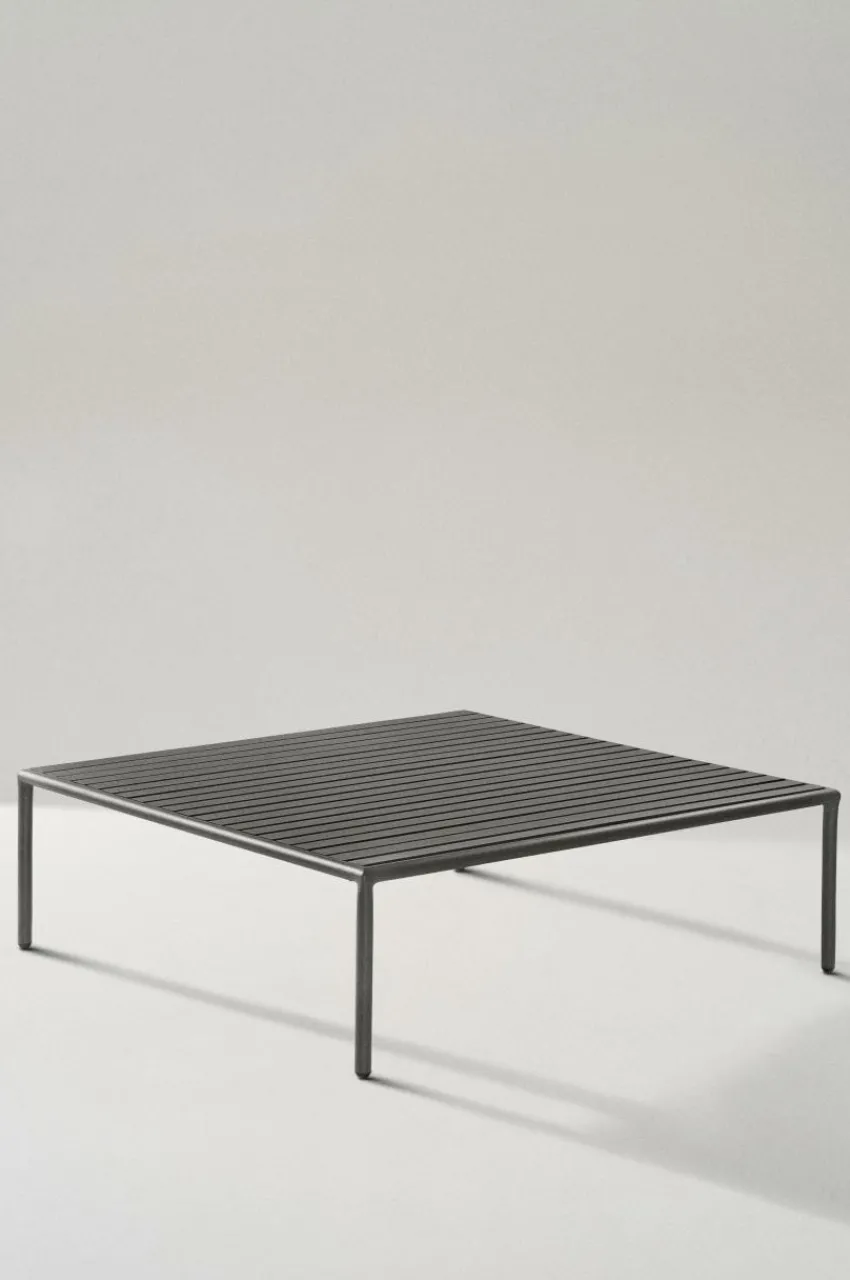 Utebord|Utemöbler|Jotex MENTON Soffbord 110x110 Cm Khakigrön