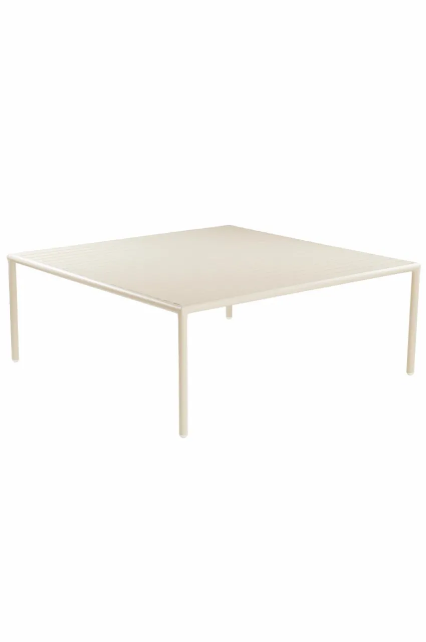 Utebord|Utemöbler|Jotex MENTON Soffbord 110x110 Cm Beige