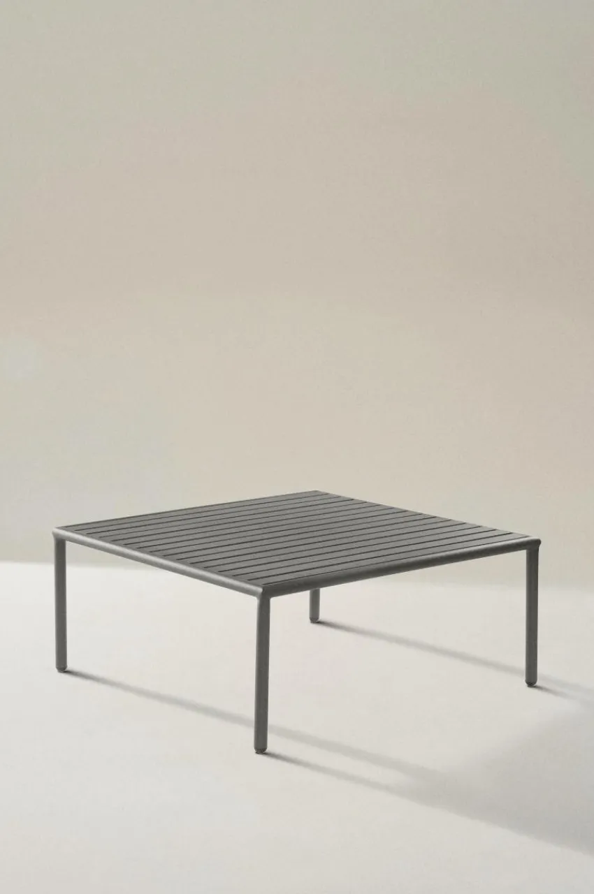 Utebord|Utemöbler|Jotex MENTON Soffbord 80x80 Cm Khakigrön