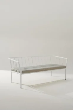 Utesoffor & Utebänkar|Utemöbler|Jotex MENTON Utesoffa 2-sits Vit