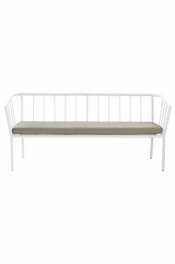 Utesoffor & Utebänkar|Utemöbler|Jotex MENTON Utesoffa 2-sits Vit