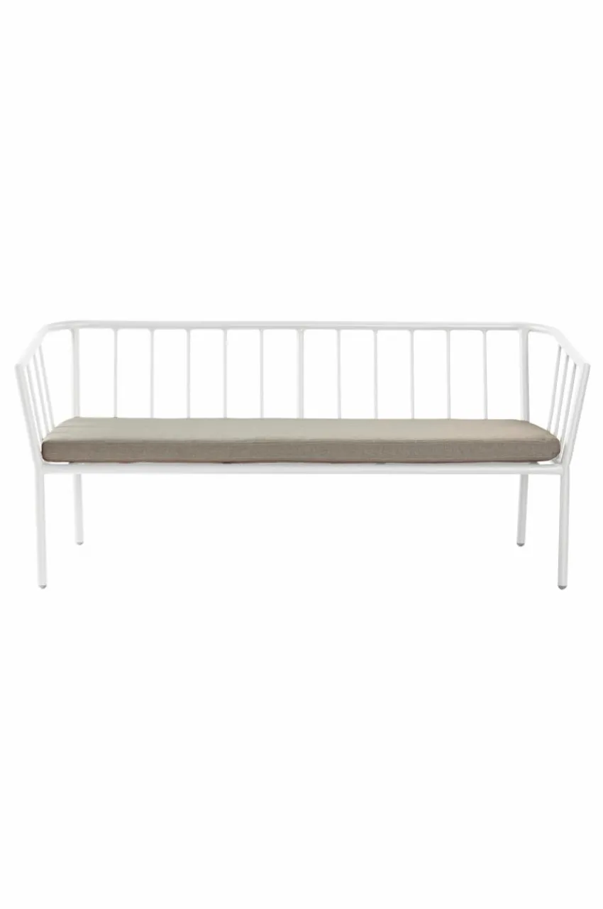 Utesoffor & Utebänkar|Utemöbler|Jotex MENTON Utesoffa 2-sits Vit