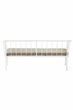 Utesoffor & Utebänkar|Utemöbler|Jotex MENTON Utesoffa 2-sits Vit
