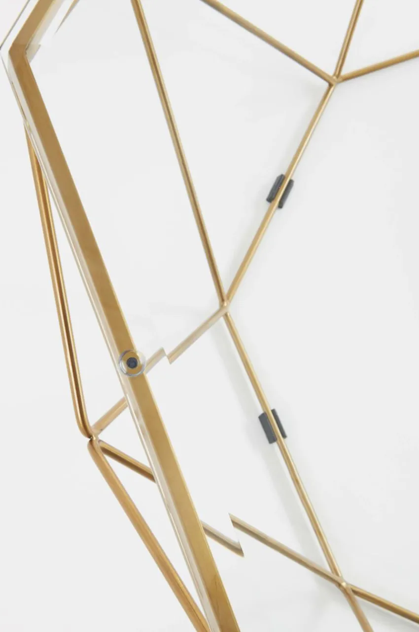 Bord|Jotex MERANO Soffbord ø 98 Cm Mässing/glas