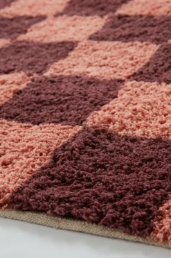 Bomulls- & Trasmattor|Jotex META Bomullsmatta 170x240 Cm Vinröd/rosa