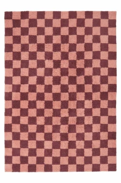 Bomulls- & Trasmattor|Jotex META Bomullsmatta 170x240 Cm Vinröd/rosa