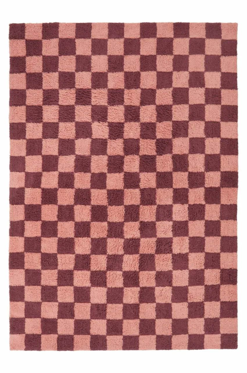 Bomulls- & Trasmattor|Jotex META Bomullsmatta 170x240 Cm Vinröd/rosa