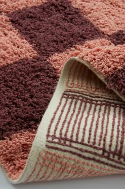 Bomulls- & Trasmattor|Jotex META Bomullsmatta 170x240 Cm Vinröd/rosa