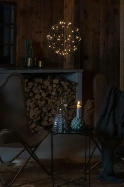Julbelysning|Jotex Metallboll LED 30cm Svart
