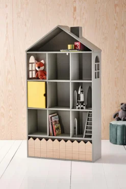 Barnmöbler|Barnmöbler Deal|Jotex MI CASA SU CASA Hylla Grågrön/gul