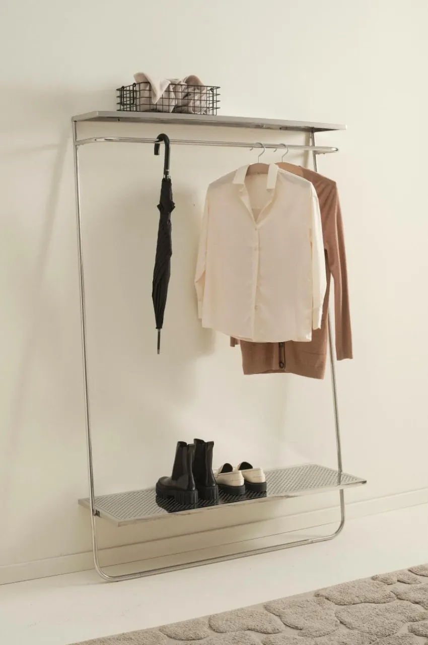 Hallmöbler|Jotex MIAMO Hallförvaring Krom