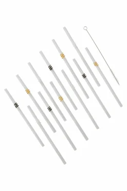 Kökstillbehör|Glas|Jotex MIEKE Sugrör 12-pack Transparent