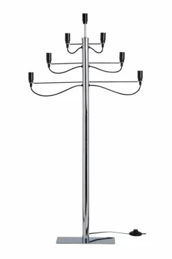 Julbelysning|Jotex MILANO Elljusstake - Golv Krom