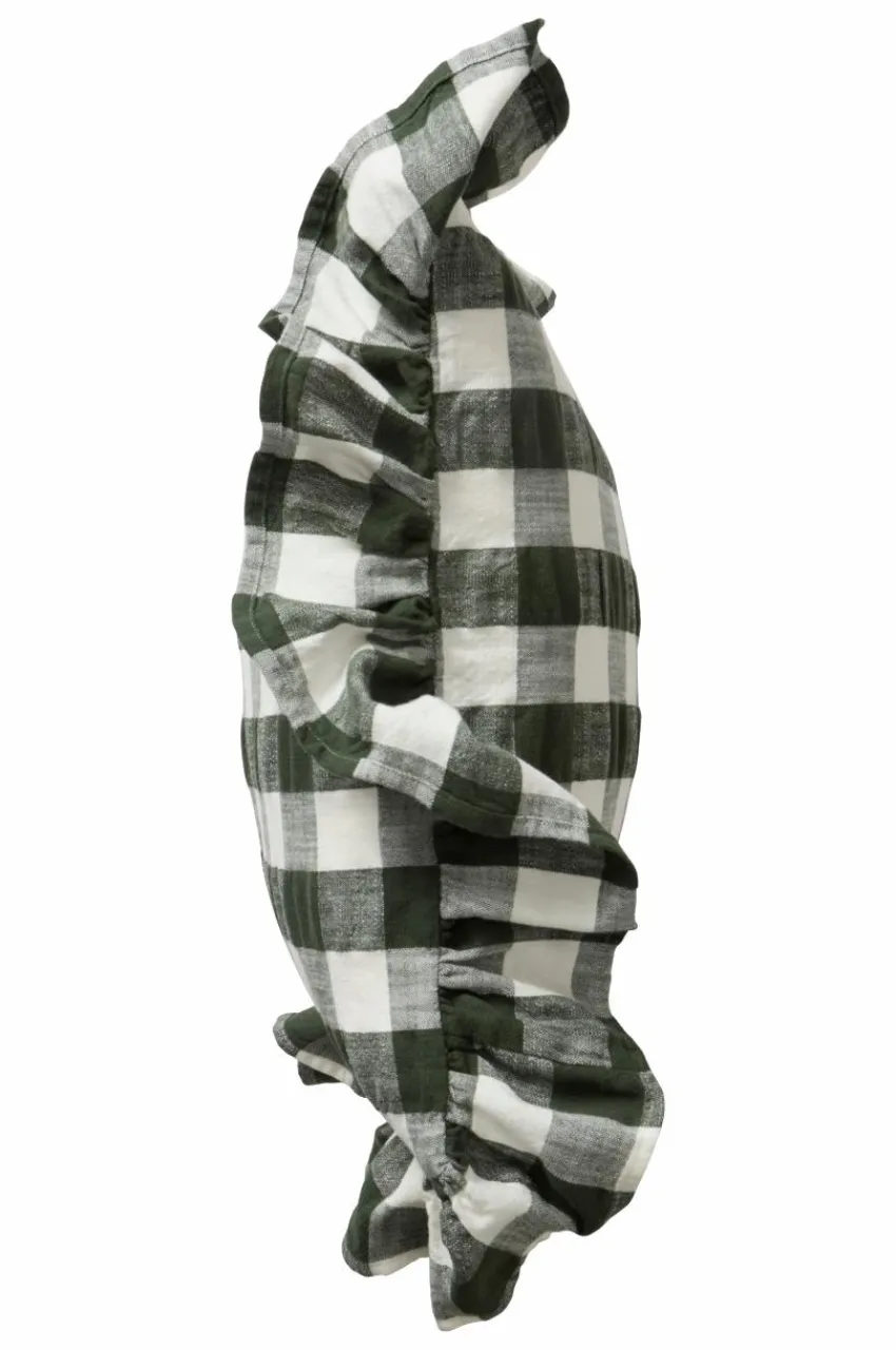 Prydnadskuddar & Fodral|Jotex MIMMI Kuddfodral 50x50 Cm Grön/vit