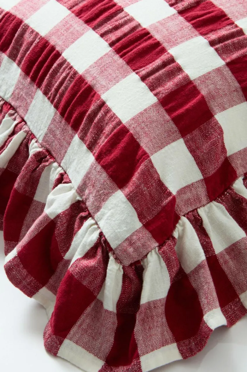 Prydnadskuddar & Fodral|Jotex MIMMI Kuddfodral 50x50 Cm Röd/vit