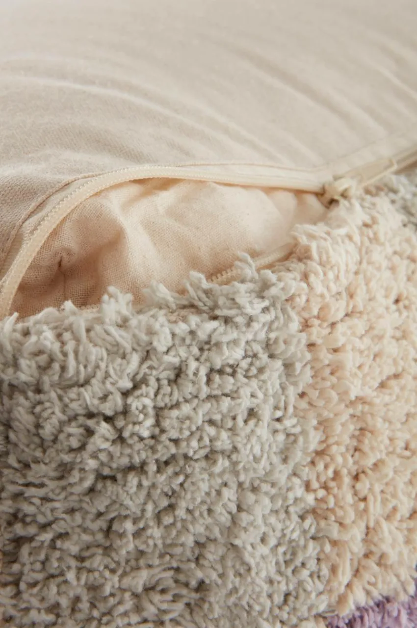 Sittpuffar|Jotex MINDEN Sittpuff 40x40 Cm Vit/Lila/Grå