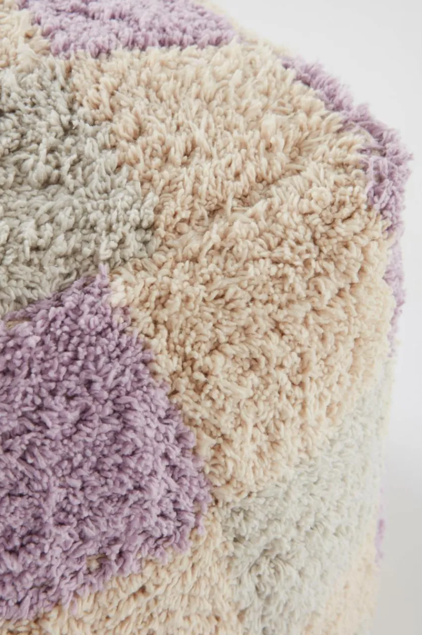 Sittpuffar|Jotex MINDEN Sittpuff 40x40 Cm Vit/Lila/Grå